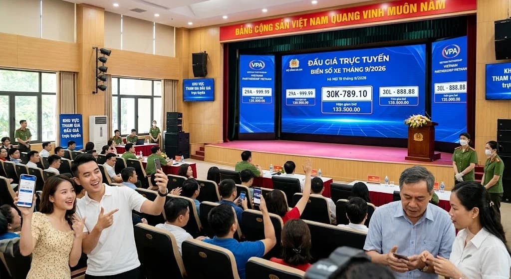 Đấu Giá Biển Số Xe Tháng 9/2026: Lịch, Danh Sách Biển & Cách Đăng Ký